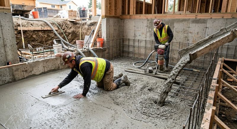 Basement Concrete Installation in Commerce, GA