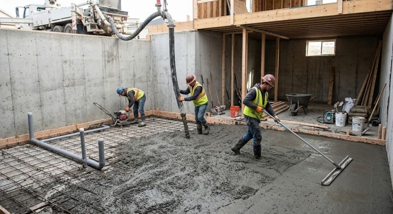 Basement Concrete Installation in Jefferson, GA