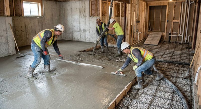 Basement Concrete Installation in Gainesville, GA