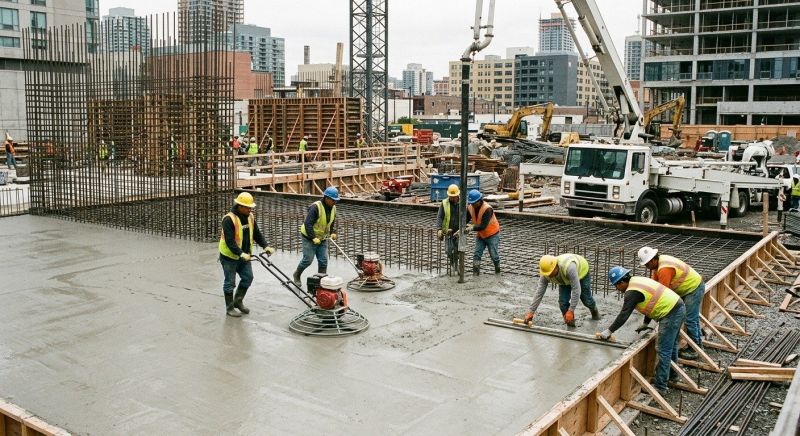 Commercial Slab Installation in Commerce, GA