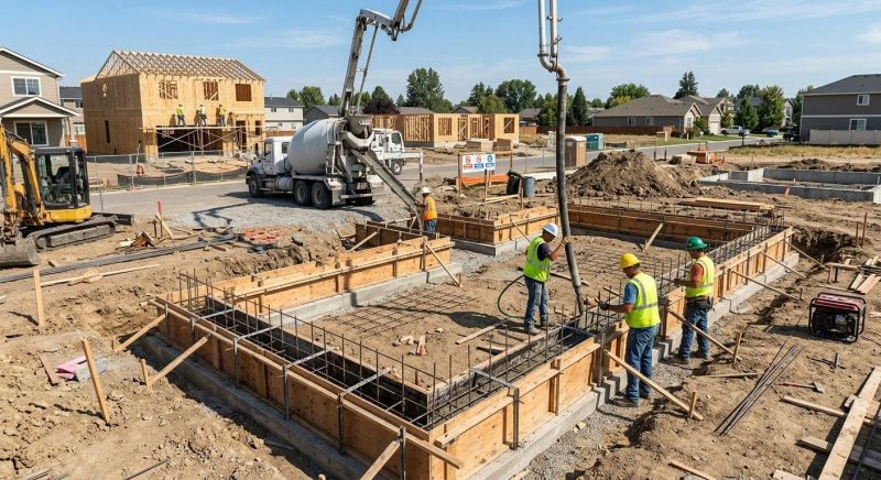 Foundation Construction in Flowery Branch, GA