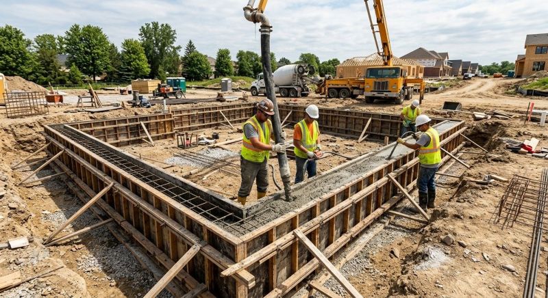 Foundation Wall Pouring in Cornelia, GA