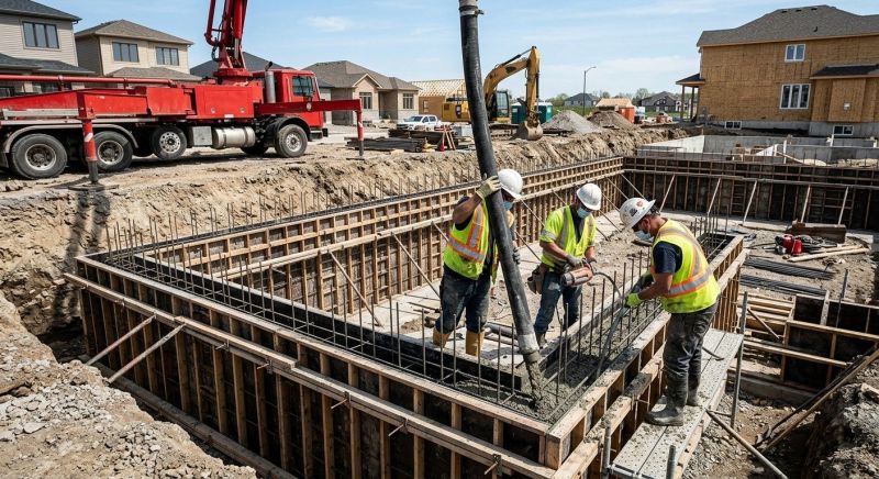 Foundation Wall Pouring in Dawsonville, GA